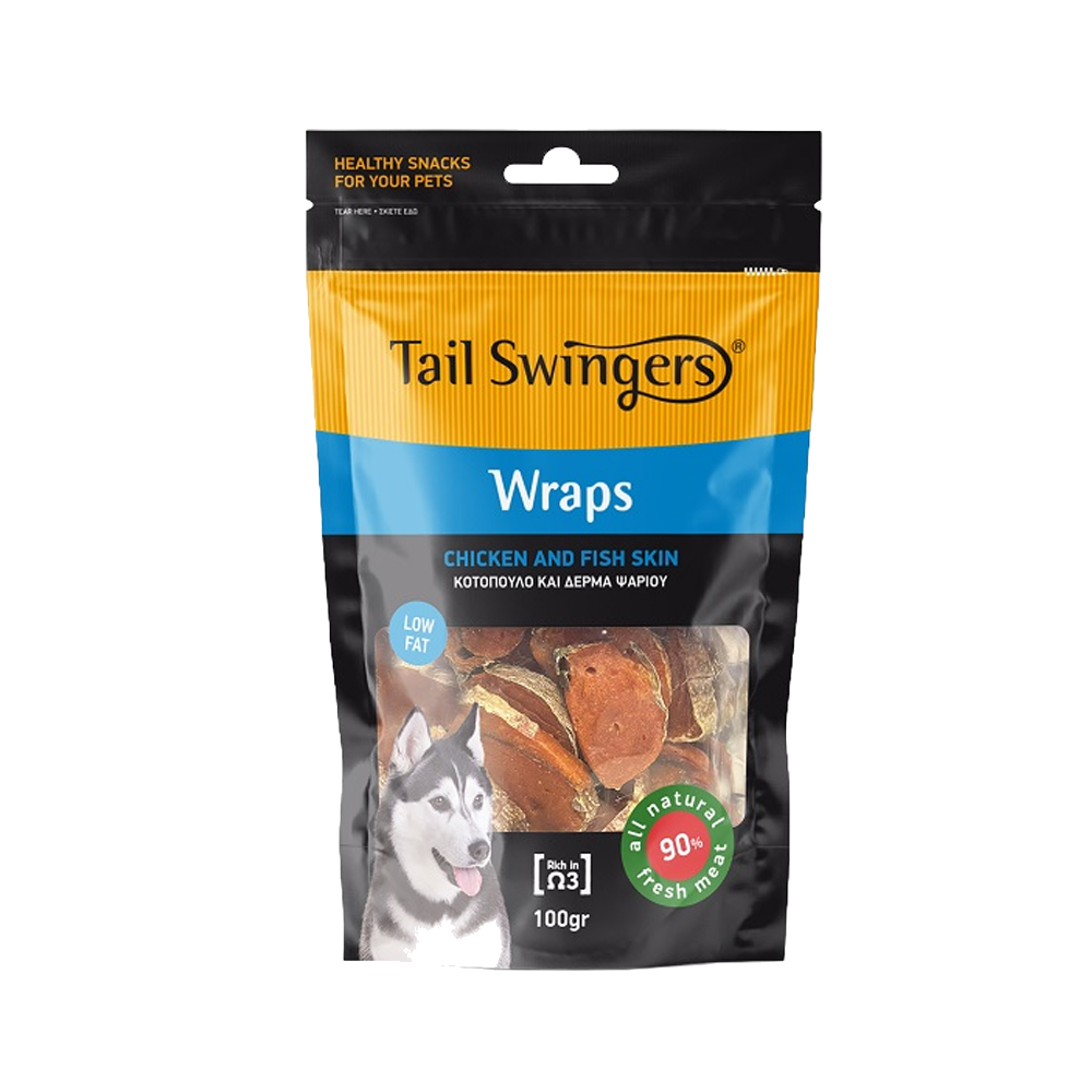 ROLLS CHICKEN WITH FISH 100 gr. — Tailswingers