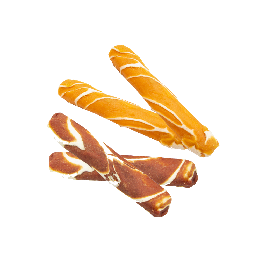 CHICKEN & BEEF MARBLE ROLLS S 17,5CM 70GR 14pcs — Tailswingers