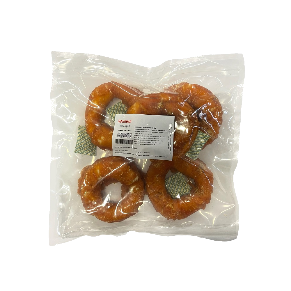 DELI DONUT WITH CHICKEN Medium 12cm (5pcs) — Tailswingers