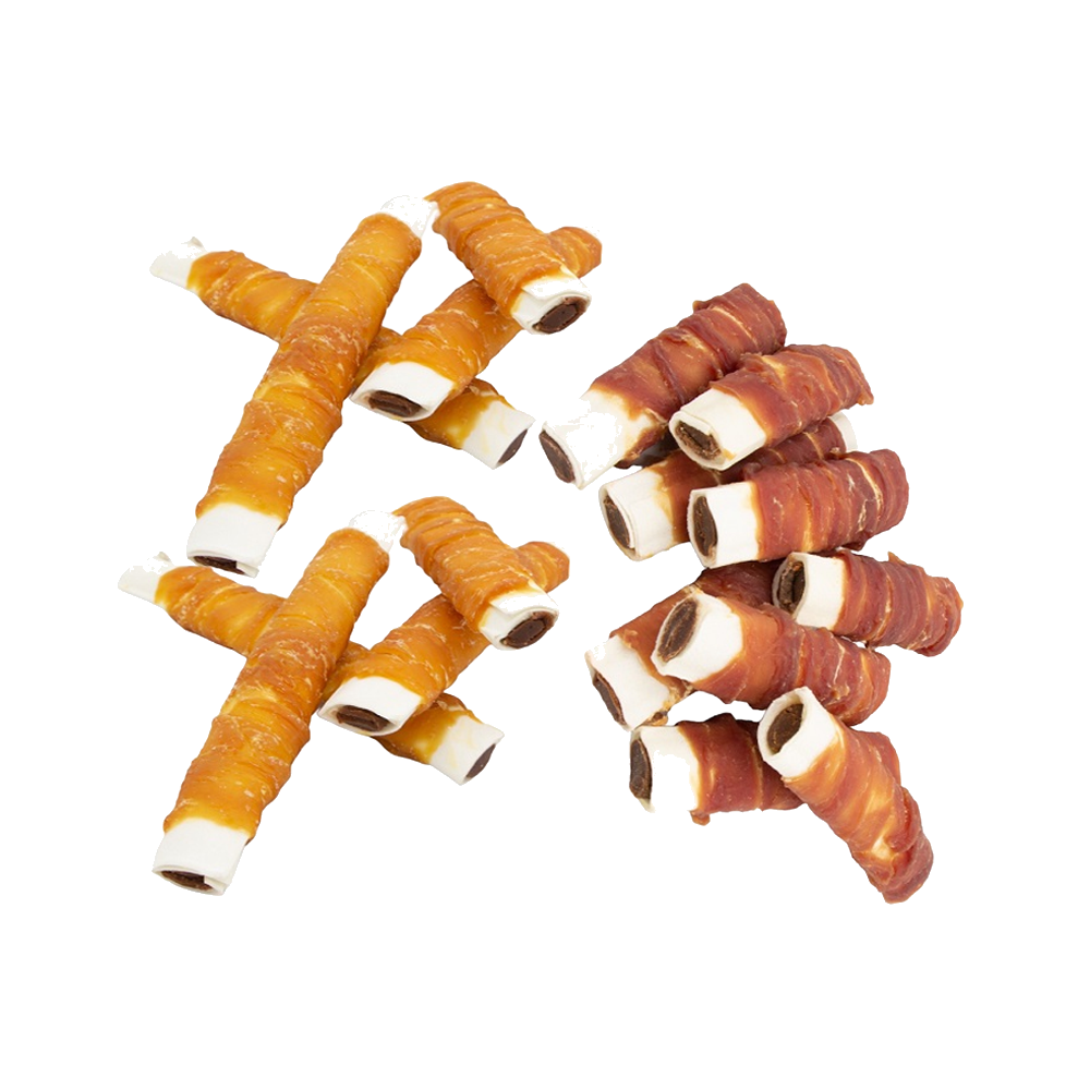 CHICKEN & DUCK RIBS w LIVER 16,5-17CM 75GR 14pcs — Tailswingers
