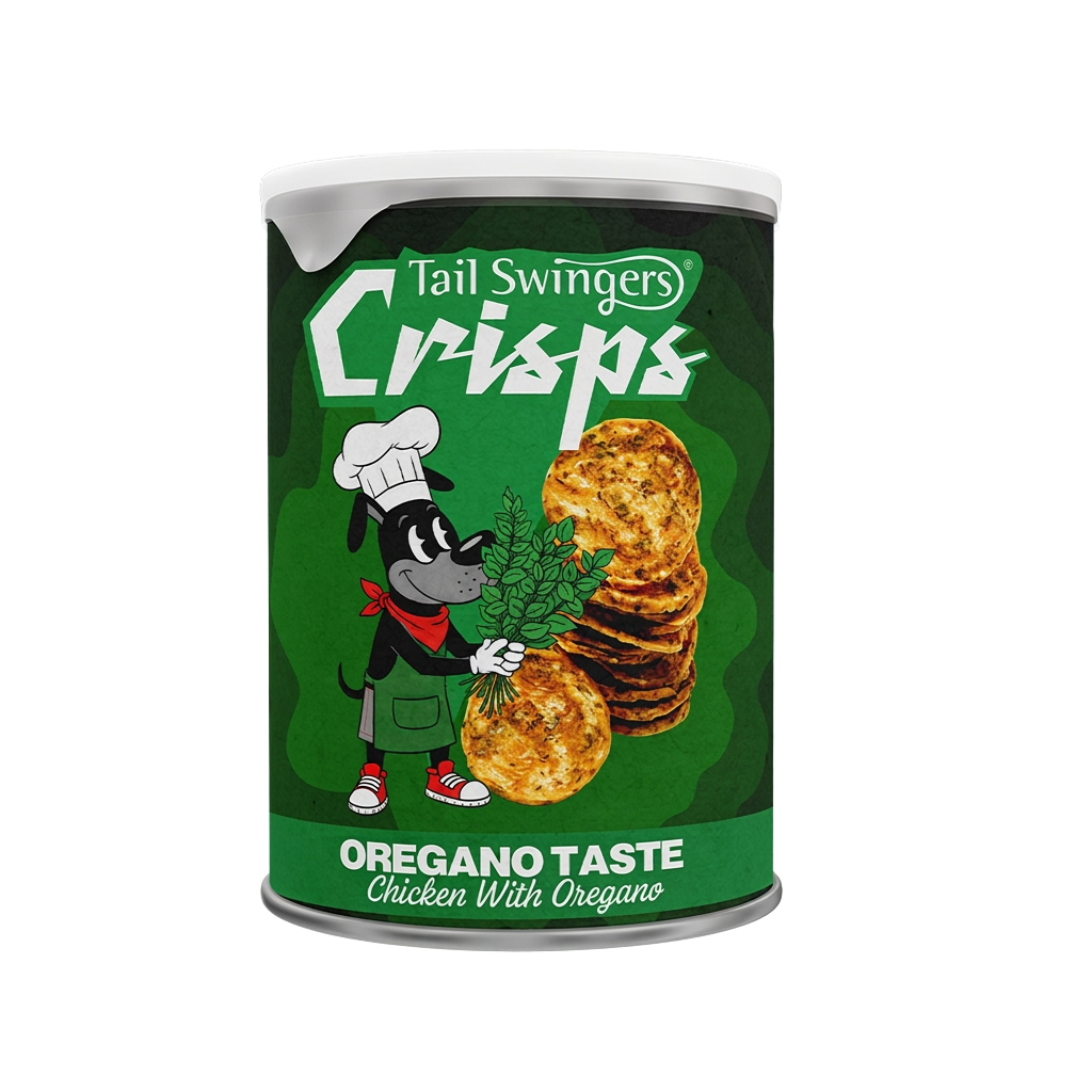 CRISPS OREGANO TASTE — Chicken with Oregano 30gr — Tailswingers